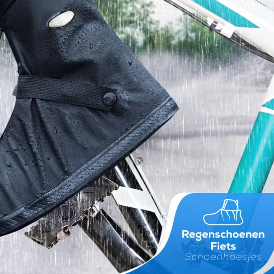 Overschoenen Waterdicht - Regenschoenen Fiets - Schoenhoesjes - Zwart - Maat 37-39 — afbeelding 2