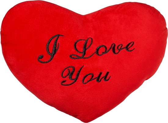 Valentijn Cadeautje Voor Haar - Valentijnsdag - Valentijnsdag Cadeau - Heart Pillow