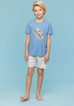 Woody Garçons- Pyjama pour homme bleu - taille 104/4J