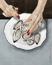 IXXI Ohlala Oysters - Wanddecoratie - Eten en Drinken - 80 x 100 cm