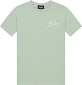 Malelions Split T-shirt Polo's & T-shirts Jongens - Polo shirt - Mint - Maat 176