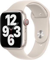 Apple Watch Sportbandje  - 45mm - Starlight - Regular - voor Apple Watch SE/5/6/7