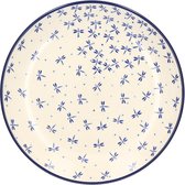 Château de Bunzlau | Assiette plate Ø : 26,5 cm - Demoiselle | Handgemaakt - Assiette