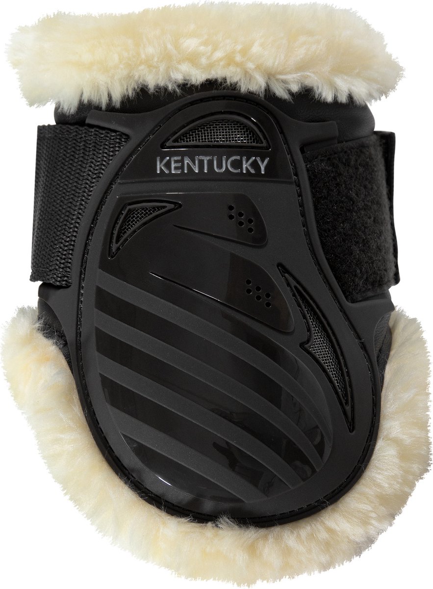 Kentucky Vegan Sheepskin Young Horse Fetlock Boots - Black - Maat M