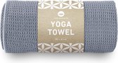 Grip Yogahanddoek, antislip, goede bodemhechting, (silicone gecoat), 183 x 61 cm, ideaal voor hot yoga, Ashtanga, huidvriendelijk en absorberend