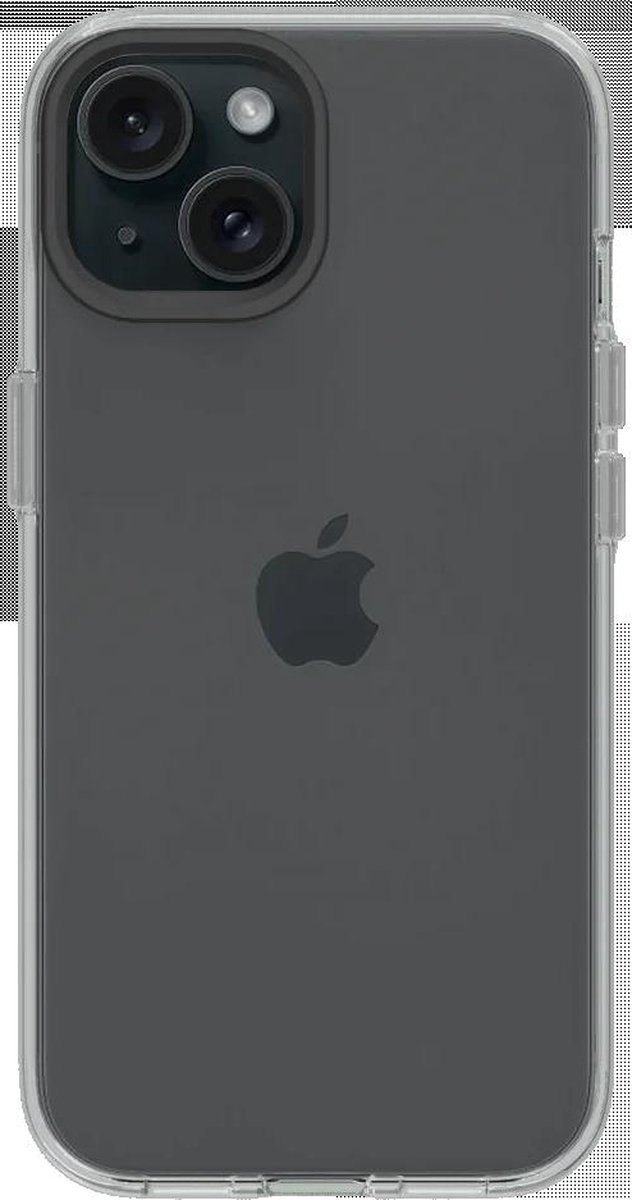 Rhinoshield Clear Hoesje Geschikt voor Apple iPhone 15 | Back Cover | Schokabsorberende TPU bumper | Transparant