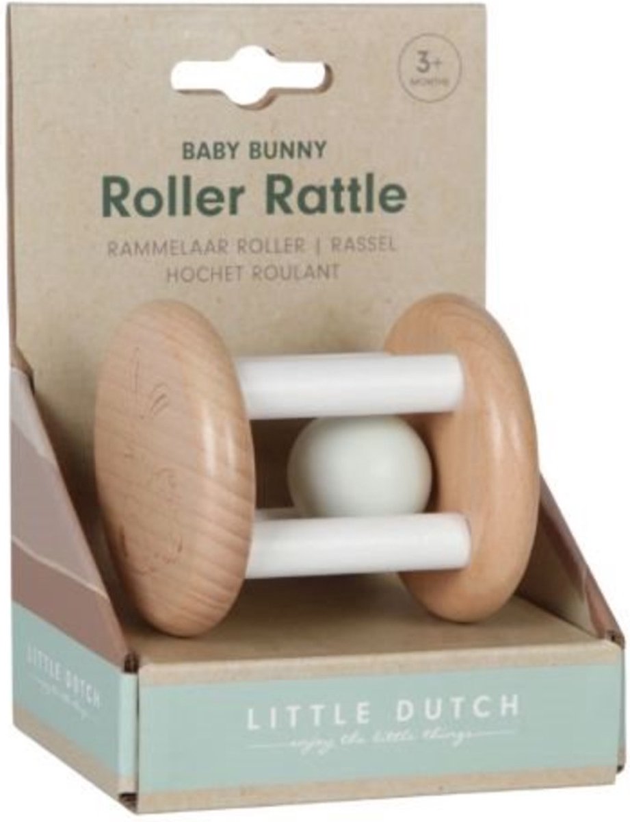 Little Dutch - Rollende Rammelaar FSC - Baby Bunny — afbeelding 7