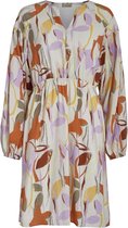 Peppercorn Tracy 3/4 Sleeve Short Dress Sandshell Print