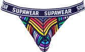 Supawear POW Jockstrap Rainbow - MAAT XL - Heren Ondergoed - Jockstrap voor Man - Mannen Jock