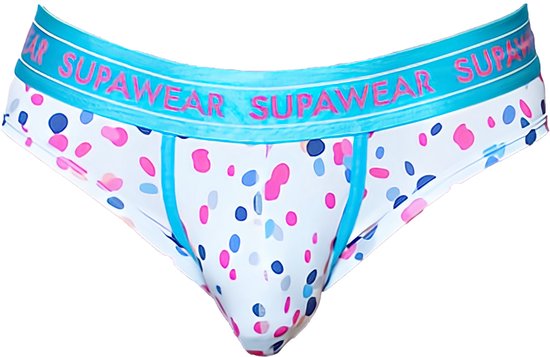 Supawear Sprint Brief Ditsy Dots - MAAT S - Heren Ondergoed - Slip voor Man - Mannen Slip