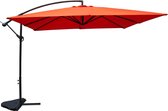 Concept-U - Gedeporteerd parasol 3 x 3 m terracotta SOLENZARA
