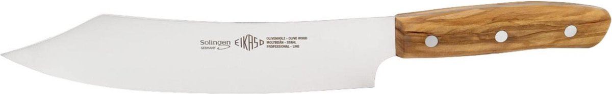 Eikaso Solingen Professioneel Koksmes 21 cm – G-Line – Olijfhouten Handvat – Molybdeenstaal