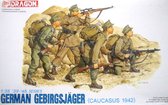 1:35 Dragon 6045 German Gebirgsjaeger - Caucasus 1942 Plastic Modelbouwpakket