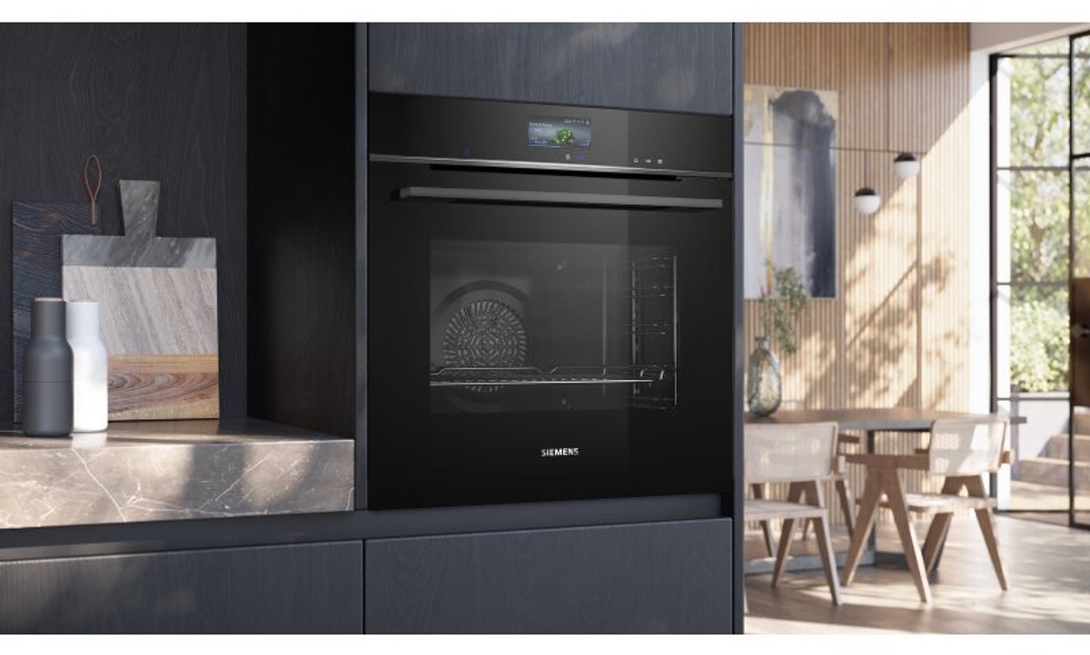 Siemens HR776G1B1 oven 71 l 3600 W A+ Zwart, Roestvrijstaal