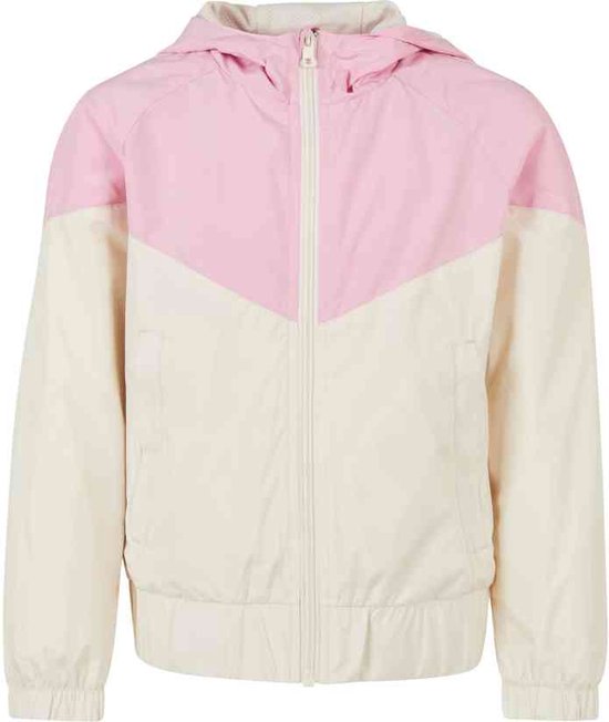 Urban Classics - Arrow Windbreaker Kinder Jacket - Kids 110/116 - Roze/Wit