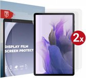 Rosso Tablet Screen Protector Geschikt voor Samsung Galaxy Tab S7 FE | TPU Display Folie | Ultra Clear | Case Friendly | Duo Pack Beschermfolie | 2-Pack