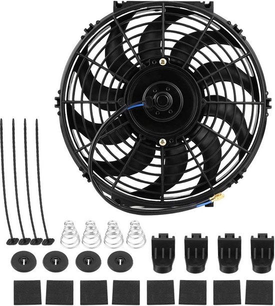 25W 12V Camper Ventilator Jadeshay Auto Ventilator 12V - 25W Oscillerend, Klembaar Voor In De Auto Of Camper 12V Auto Ventilator