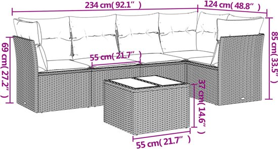 vidaXL-6-delige-Loungeset-met-kussens-poly-rattan-zwart