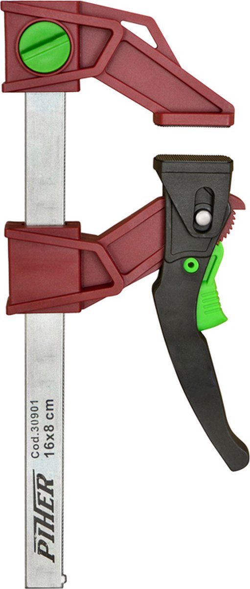 PIHER Light Pal lijmtangen - Quick Lijmtang - Snelspanklemmen - Klemkracht 120kg - 30 cm Klembereik - 1 Stuk - Werkt 5x Sneller!