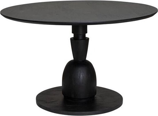 Eettafel Brunello rond 130cm - zwart | Tower living