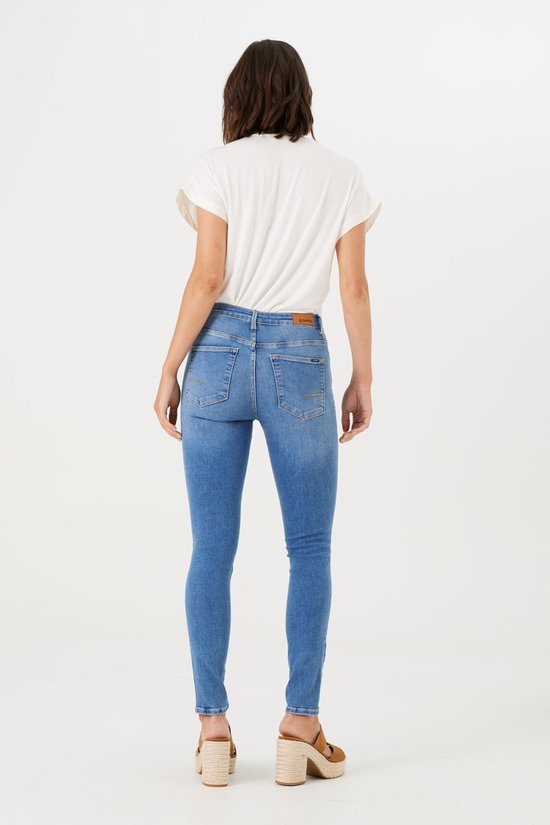 GARCIA Celia Dames Skinny Fit Jeans Blauw - Maat W34 X L30