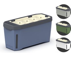 Gusta Garden - Harry Herbs - Pot d'herbes intelligent avec système d'arrosage - Blauw - Boîte à herbes - Boîte de culture - Jardinière