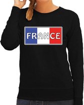 Frankrijk / France landen sweater zwart dames L