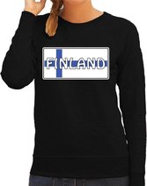 Finland landen sweater zwart dames L