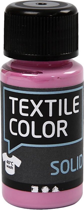 Textielverf - Roze - Dekkend - Textile Color - 50 ml