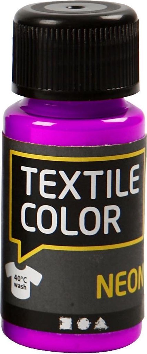 Creotime Textielverf Neon 50 ml Paars