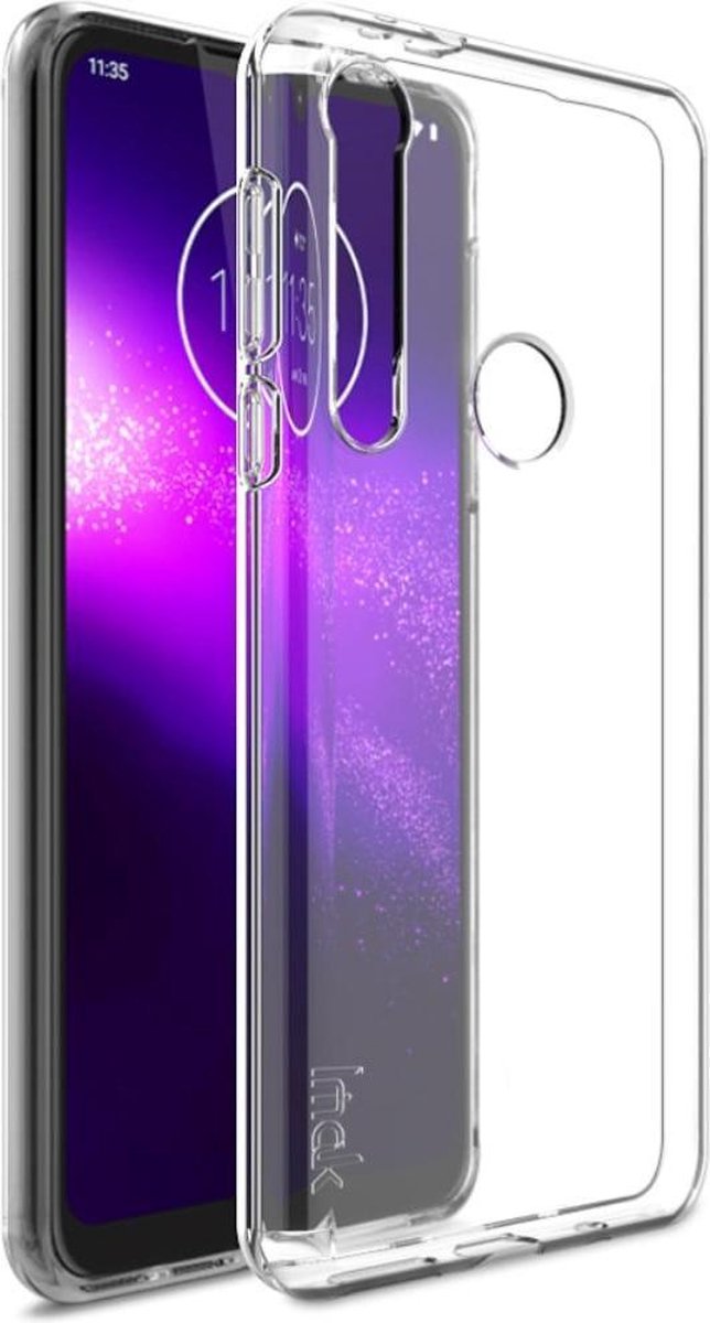 Motorola One Macro TPU-Siliconen Hoesje Transparant
