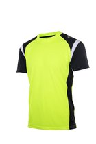 Rogelli Running T-Shirt Dutton Fluor/Zwart/Wit  XL