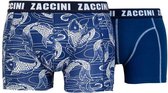 Zaccini - 2-Pack Boxershorts - Koi - Blue Combi