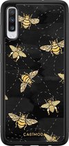 Samsung A70 hoesje - Bee yourself | Samsung Galaxy A70 case | Hardcase backcover zwart