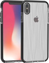 Rimpelingen patroon TPU beschermhoes voor iPhone XS Max (zwart)