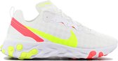 Nike React Element 55 - Heren Sneakers Sportschoenen Casual schoenen Wit CJ0782-100 - Maat EU 47.5 US 13