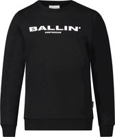 Ballin Amsterdam Kids Original Logo Sweater Zwart - Maat 176