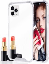 Spiegel Shock case geschikt voor Apple iPhone 11 Pro Max met Privacy Glas