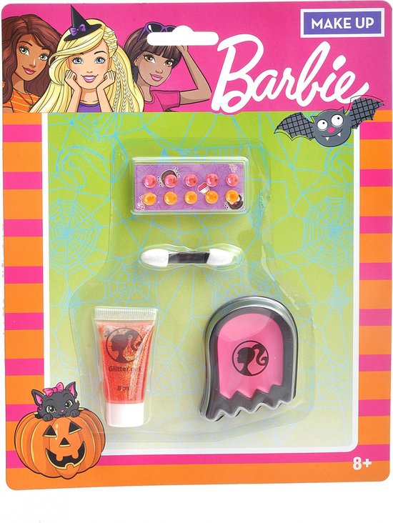 toegang verticaal Kerel Barbie Make-up Set Spooky Halloween Meisjes 15 Cm Karton Roze | bol.com
