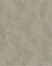 La Veneziana 4 dessin beige/goud reliëf (vliesbehang, goud)