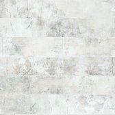 Horizons steen wit (betonlook vliesbehang, wit)