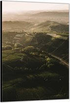 Dibond –Landschap– 40x60cm Foto op Aluminium (Met Ophangsysteem)