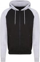 Baseball Hoodie met rits Unisex maat M