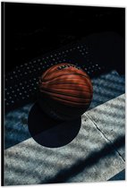 Dibond –Basketbal – 60x90cm Foto op Aluminium (Met Ophangsysteem)