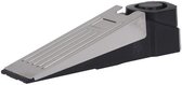 1x Zwarte anti inbraak deurstopper/deurwig met alarm 16 cm - 100 dB - Huisbeveiliging - Beveiligingsysteem - Anti-inbraak alarmen - Deurstoppers/deurwiggen