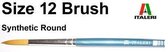 Italeri - 12 Brush Synthetic Round (Ita51215)