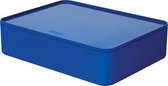 Smart-organiser Han Allison box met binnenschaal en deksel royal blauw, stapelbaar HA-1110-14