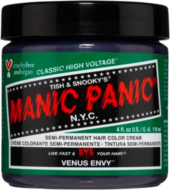 Panic Semi permanente haarverf Venus Envy Classic Groen | bol.com