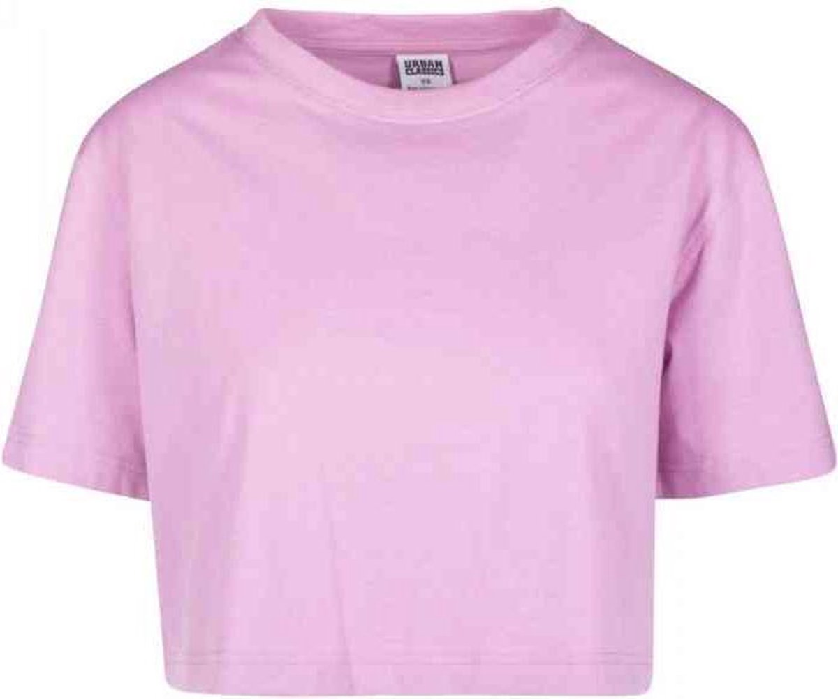 Urban Classics Short Oversized Crop top S Roze