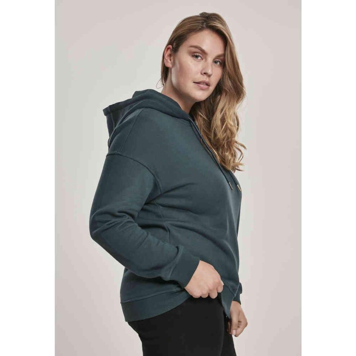 Urban Classics Ladies Hoodie/trui 3XL Groen